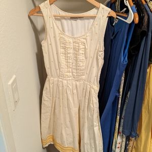 Cream Tuxedo Front Dress